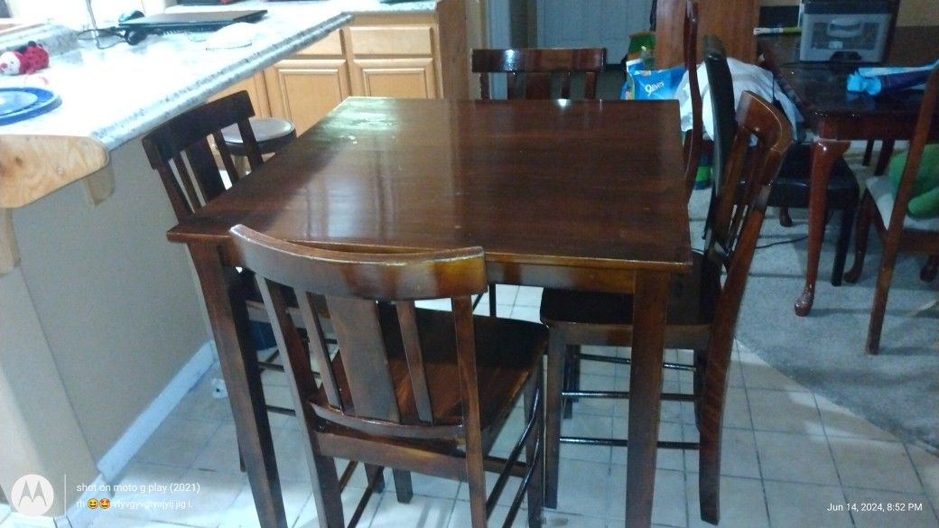 Height Dining 4 Chairs