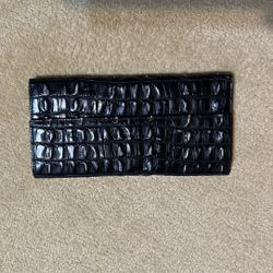 ANNE KLEIN Genuine Crocodile Leather Women Wallet 