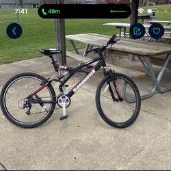 Diamondback Bicycle  26 “ Wheel Mountain Bike - Full Suspension 
