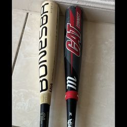 Warstic Bonesaber Hybrid USA Youth (-10) 2025 / Marucci CAT Connect Hybrid USA Youth Bat (-11) - Fully Functional Baseball Bats