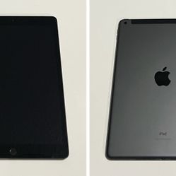iPad 7th Generation 32GB Wi-Fi + Cellular Unlocked Space Gray in great condition