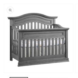 Glenbrook 4 in 1 Convertible Crib- Gray (used)