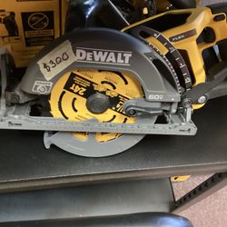 Dewalt 60V Flex Brushless 7 1/4 Worm Drive Saw  (Tool-Only) $300
