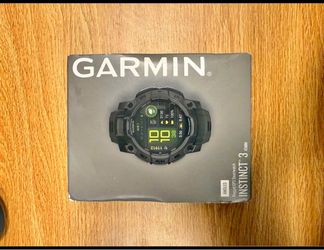 Garmin Instinct 3 AMOLED GPS Smartwatch 45mm Black Heart Rate Monitor