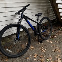 blue and black switchback comp mongoose mountain bike