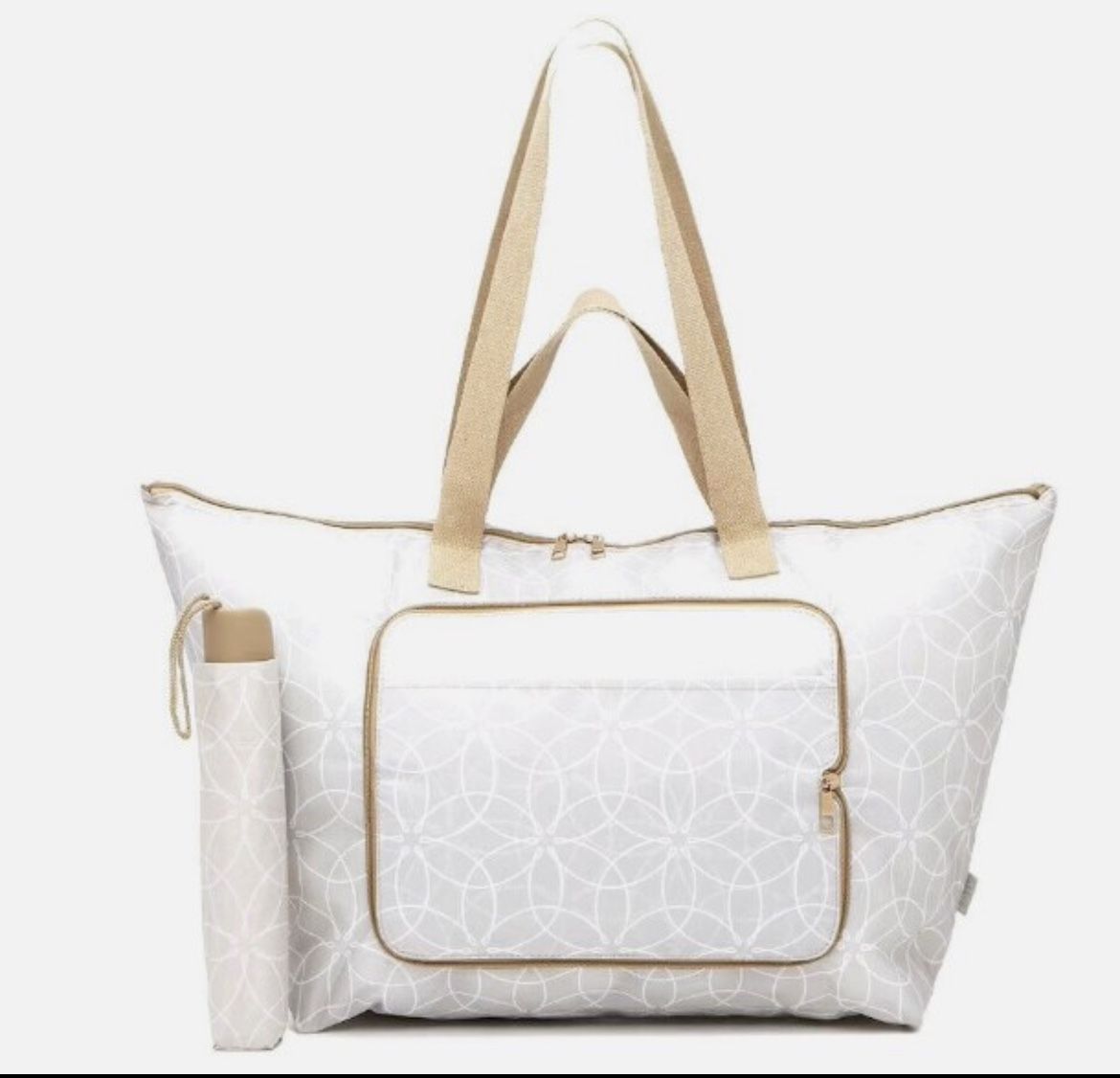 NEW * 2 pc Set DSW foldable Tote Bag and matching Umbrella Set