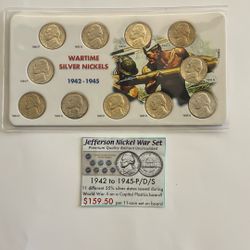 WAR TIME SILVER JEFFERSON COLLECTION