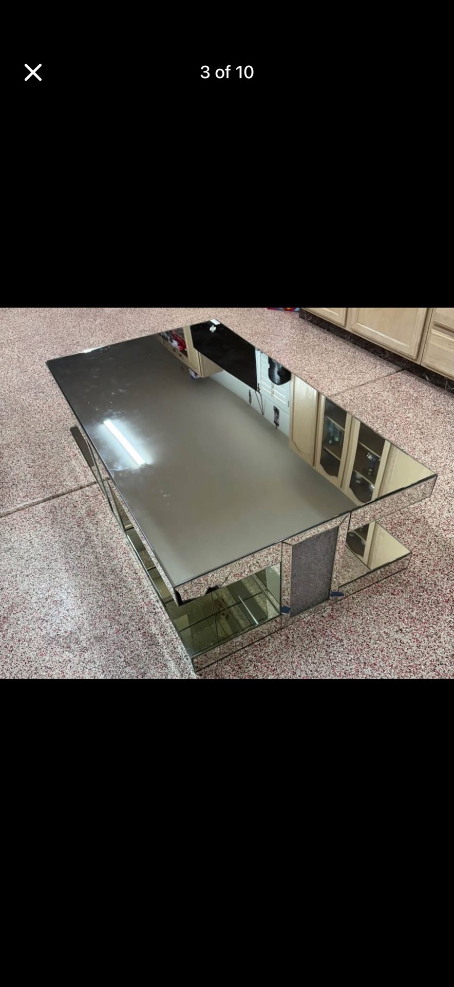 Mirrored Coffee Table
