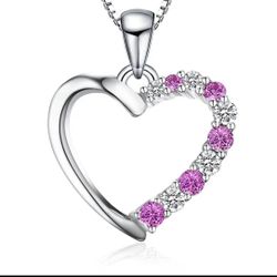 Sterling Silver Heart Necklace