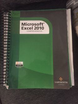 Microsoft Excel 2010 Textbook