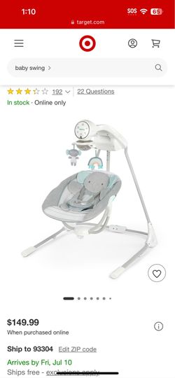 Baby swing