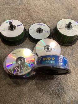 Blank CDs and DVDs - Memorex, Sony, Philips, Fujifilm
