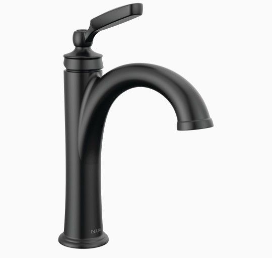 Delta 532-BLMPU-DST Single Handle Bathroom Faucet 1-hole Mount With Deckplate New