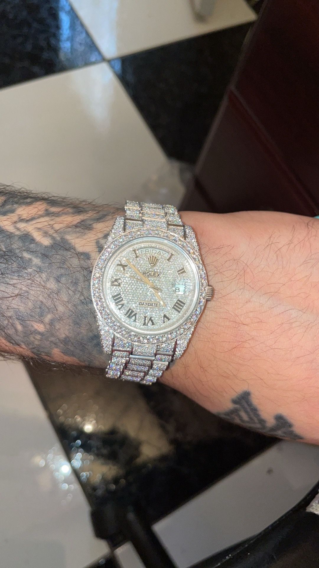 VVS1 Moissanite watch