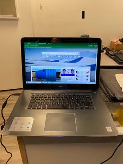 Dell Inspiron 15inch laptop computer touchscreen  I7-5500 8GB RAM  120GB SSD WINDOWS 10 pro Nothing wrong. No trades. Pick up only  Available at: 3744