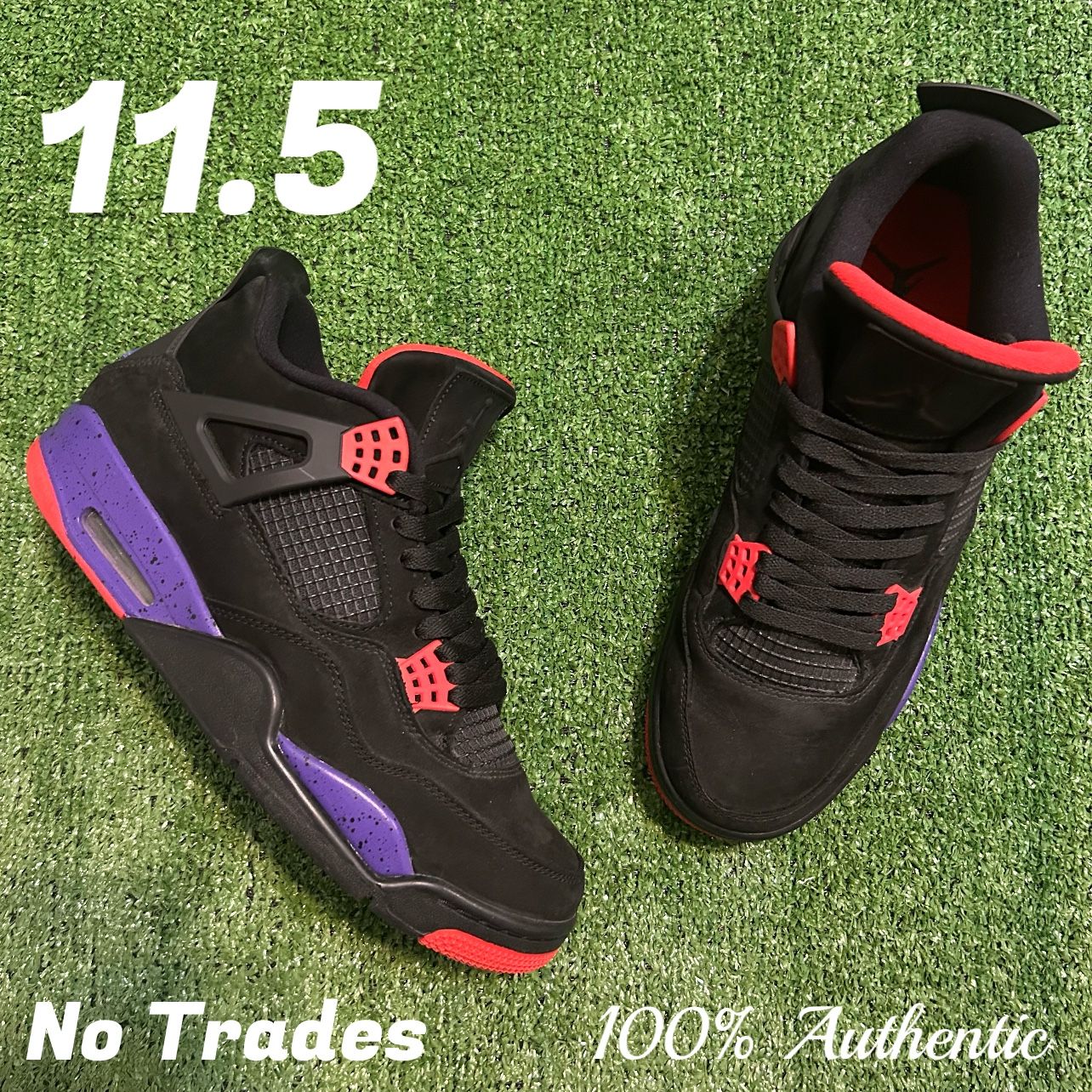 Size 11.5 Air Jordan 4 Retro โRaptorsโ ๐ฆ