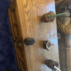 Lift Top Oak Coffee Table