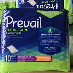 Prevail XL Under pads For People Or Pets 