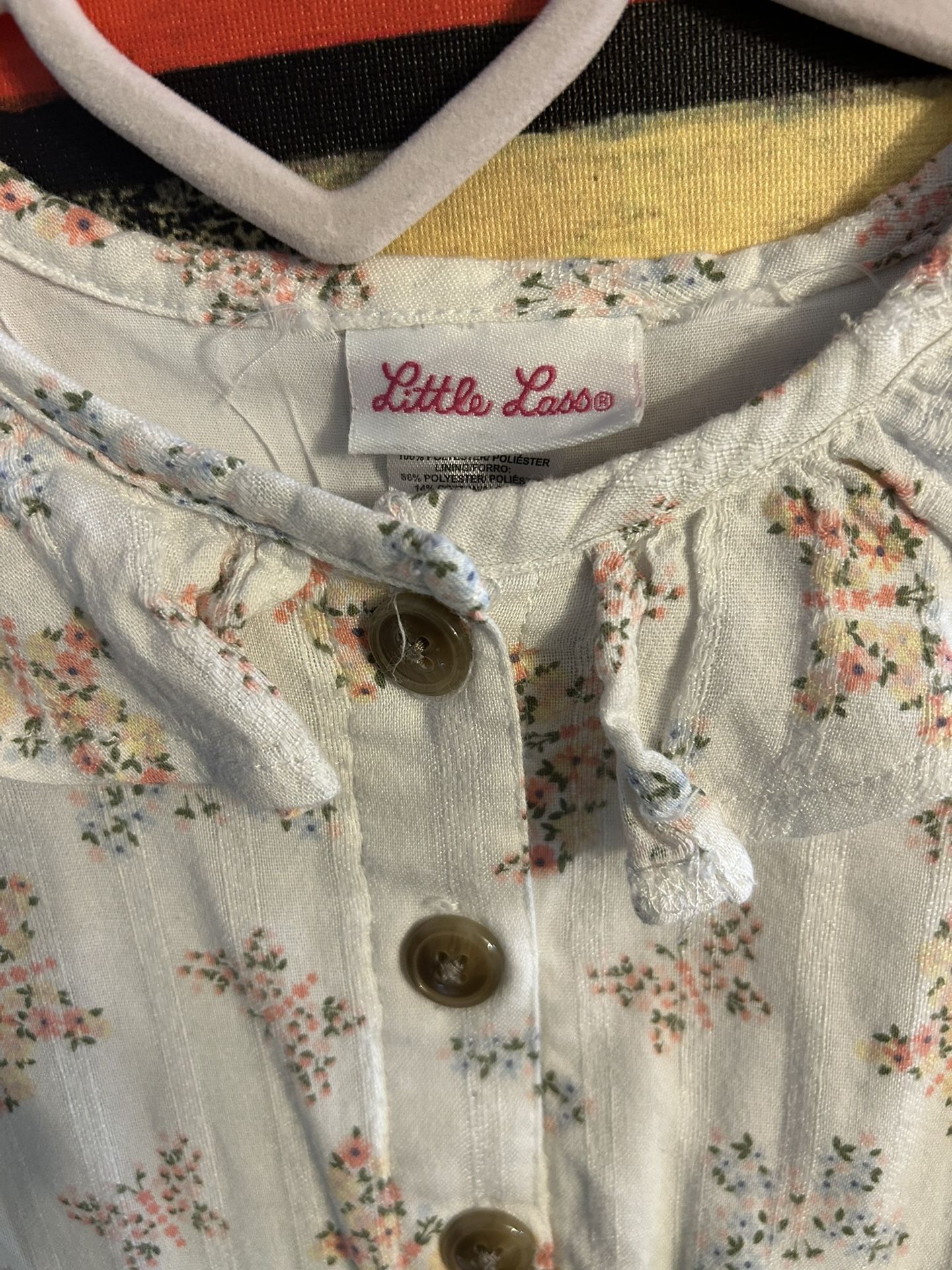 Little Lass floral pattern dress 4T