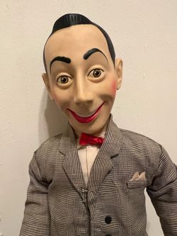 Vintage 1987 Pee-Wee Herman Talking Pull String Doll 16”