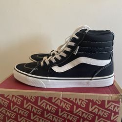 Hi Top Black/White Vans Women’s Sz 10