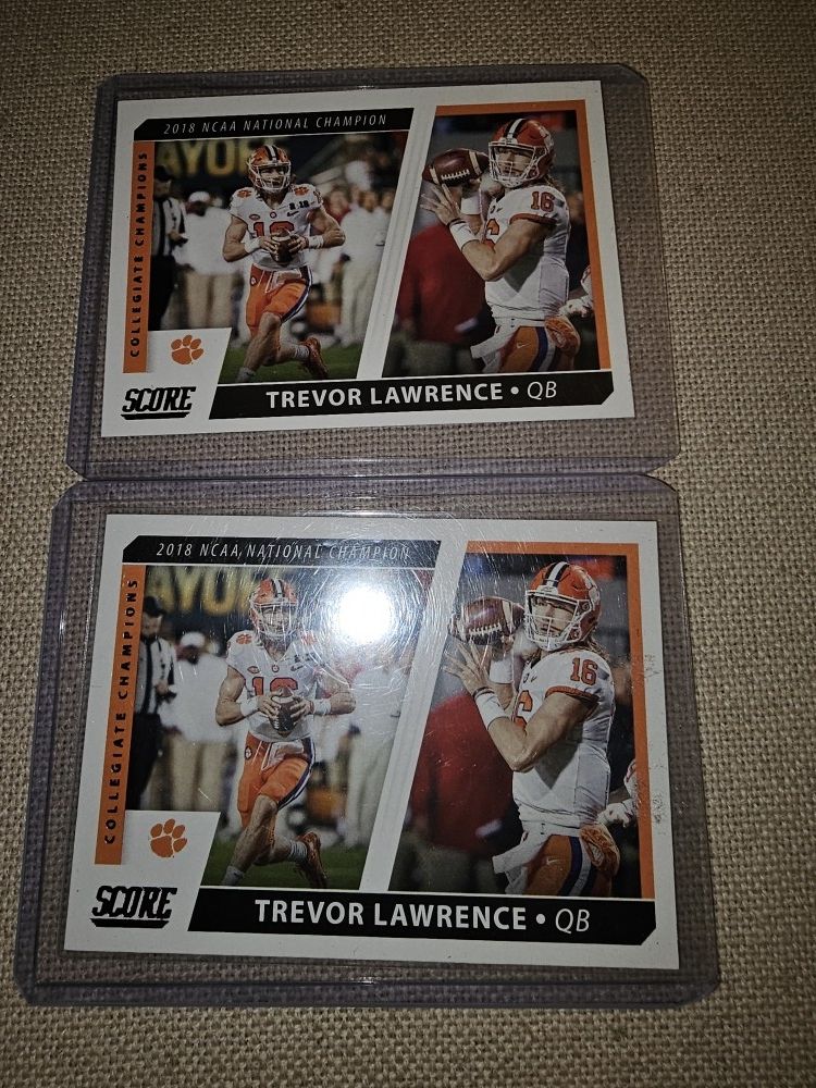 2 2022 Panini Rookies Trevor Lawrence
