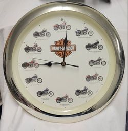 Harley Davidson Wall Clock