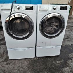 Washer and dryer electric