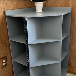 Unique Corner Shelving unit