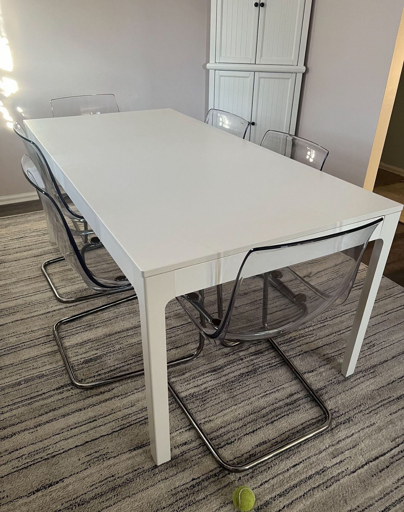 Chairs And Extendable Table