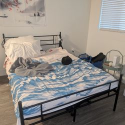 Novilla Full Size Bed Frame with Headboard and Footboard, 14 Inch Metal Platform Bed Frame, Under Bed Storage, Strong Metal Slats Support