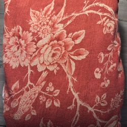 Pottery Barn Duvet Set + 2 Euro Pillow Shams – Cotton/Linen – Reversible