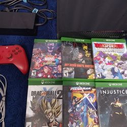 Xbox One Limited, Red Controller, x9 Games 