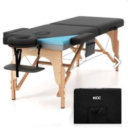 NEW KCC Memory Foam Massage Table Premium Portable Foldable Massage Bed