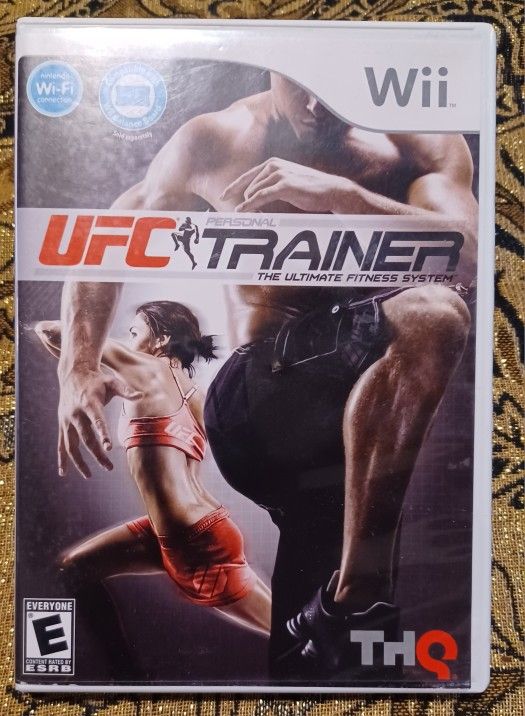 UFC Training Trainer CD Nintendo Wii Video Game Exercise