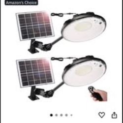 Ropelux Solar Barn Lights Solar Shed Light Solar Powered Hanging Lights 3500LM, Motion Sensor, 4 Mod