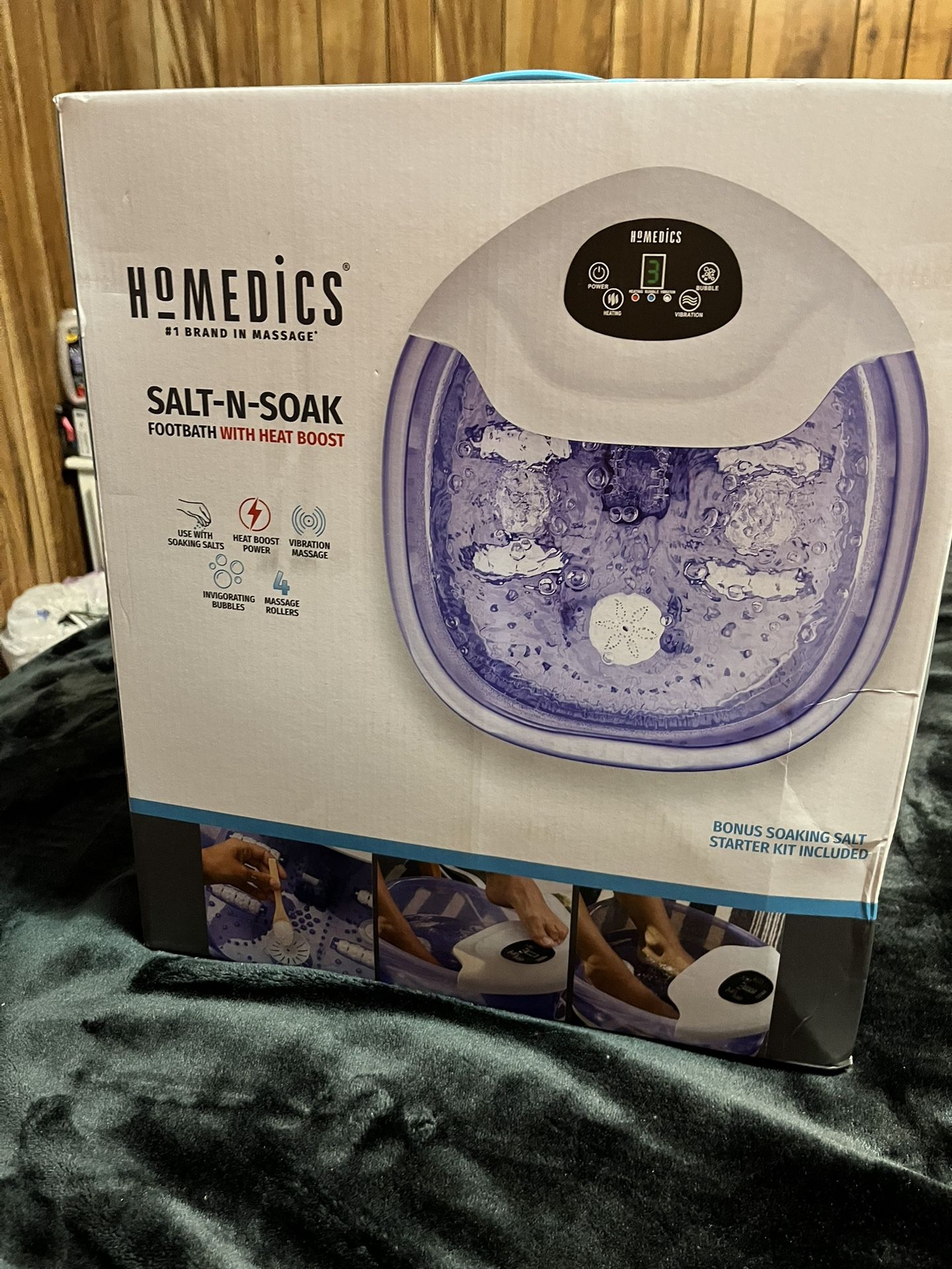 New Salt And Soak Foot Bath