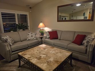 Sofa and love seat