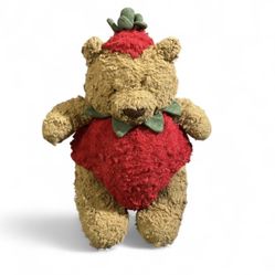 Retired Jelly cat Bartholomew Bear Strawberry plush 