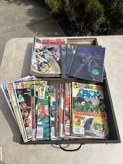 Case Full Of Vintage Comic Books
