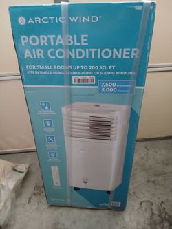 NEW NEVER OPEN-Arctic Wind 7,500 BTU Portable Air Conditioner