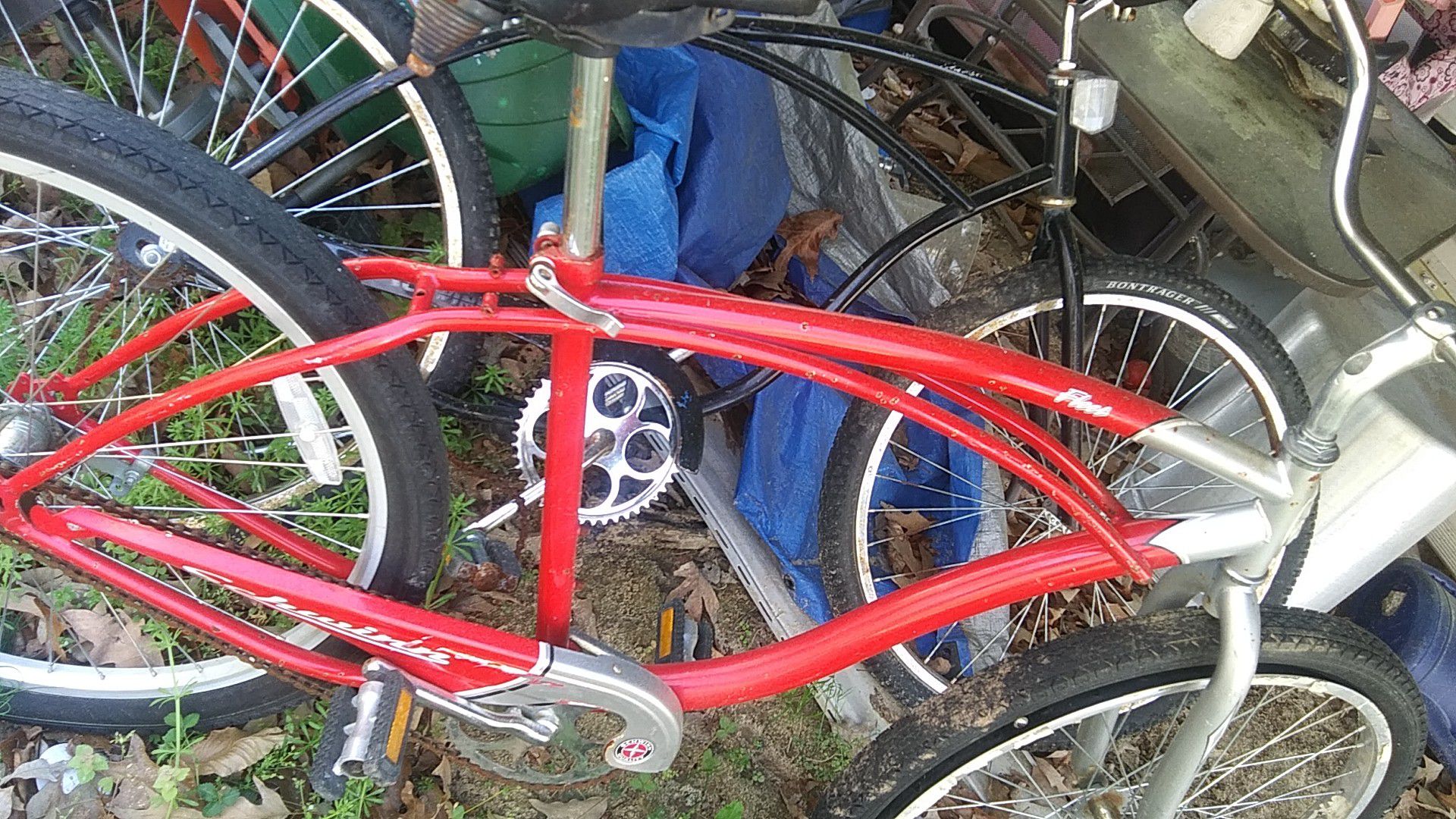 2 old school schwinn bikes