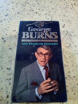 Vintage vhs video tape/ George Burns collector's edition 2 tape set /100 years of comedy