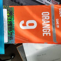 Dolphins Vs Jets Orange Parking Pass
