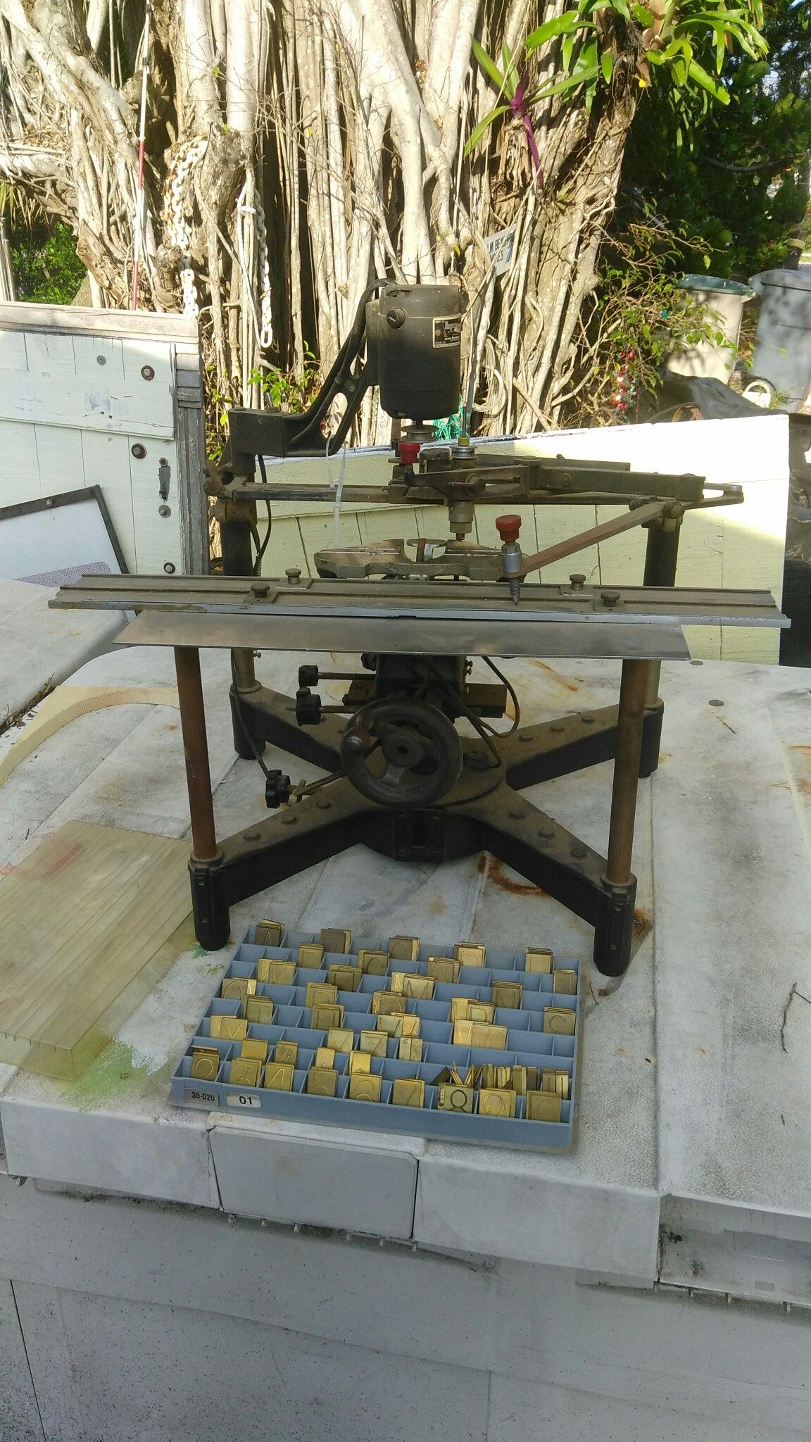 Engravograph by New Hermes Model T Antique engraving Machine