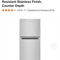 New Whirlpool Refrigerator 