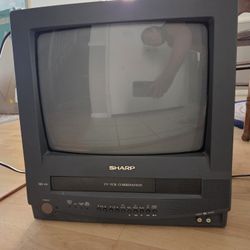 Sharp TV With Built In Vcr