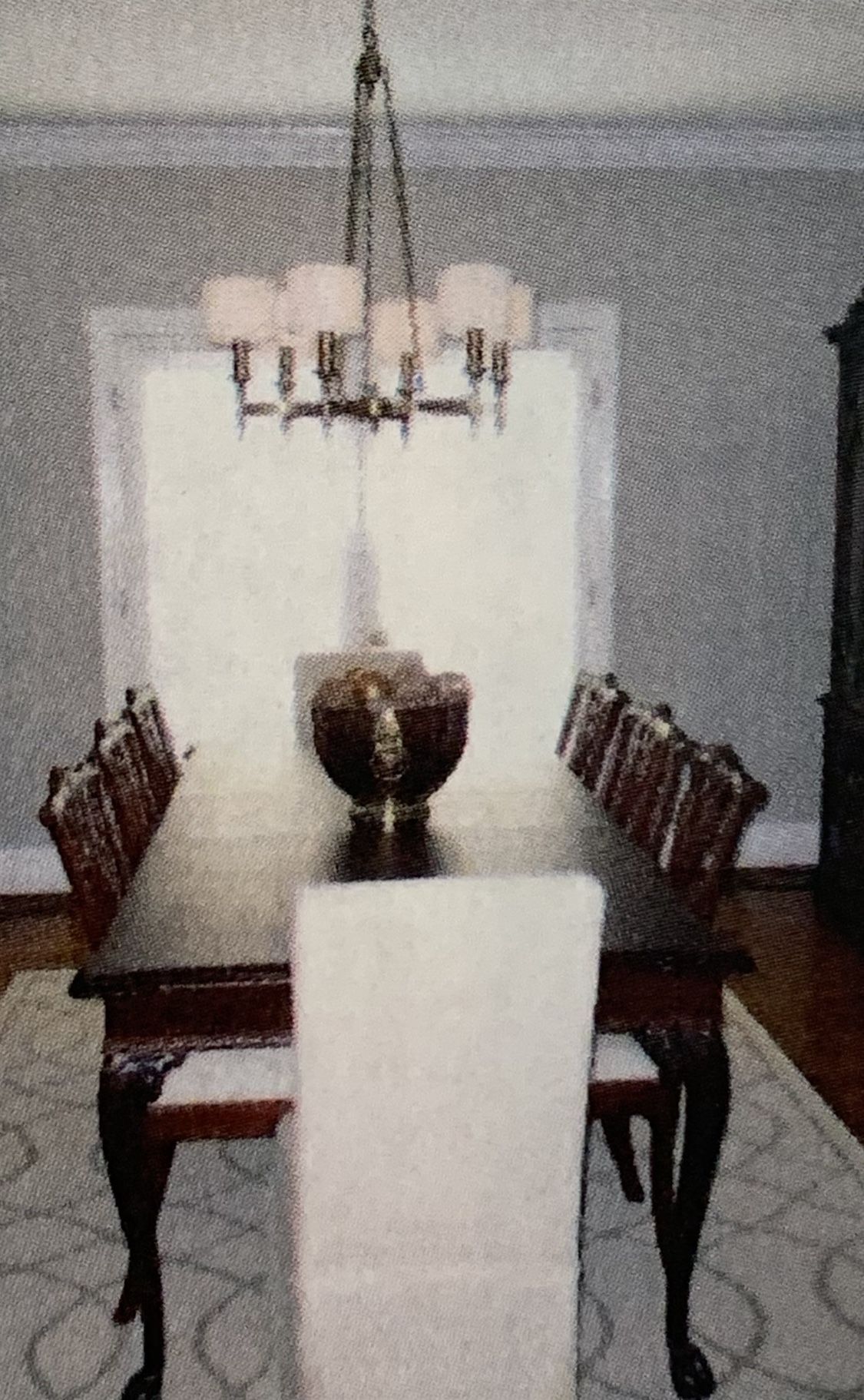 Savon Brushed Gold Chandelier