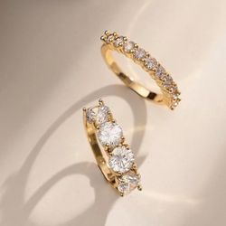 New waterproof rings set size 8