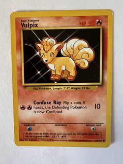 Vulpix Card